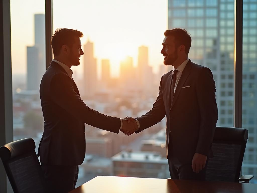 Professional handshake